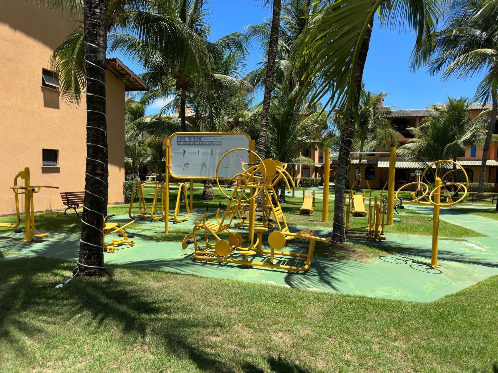 Flat Guarajuba 4 Quartos Terreo A Beira Mar - Pe Na Areia - Governanca Com Arrumadeira E Wi Fi Inclusos Camassari Luaran gambar