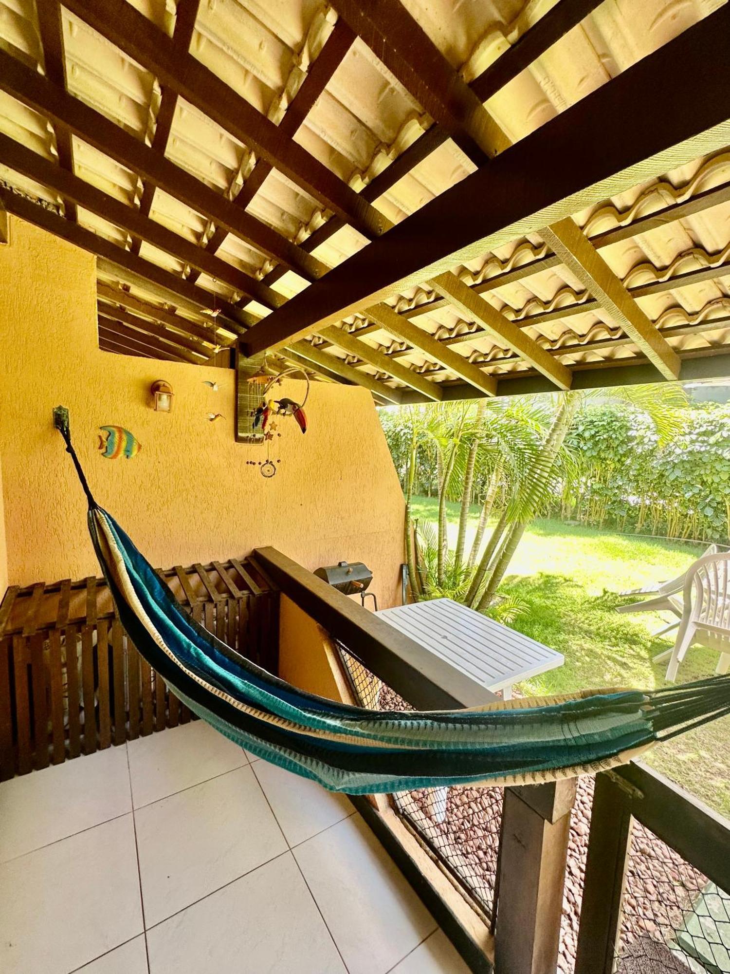 Flat Guarajuba 4 Quartos Terreo A Beira Mar - Pe Na Areia - Governanca Com Arrumadeira E Wi Fi Inclusos Camassari Luaran gambar